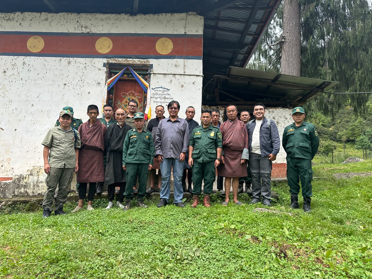 Forest certification gap assessment field team in Bhutan