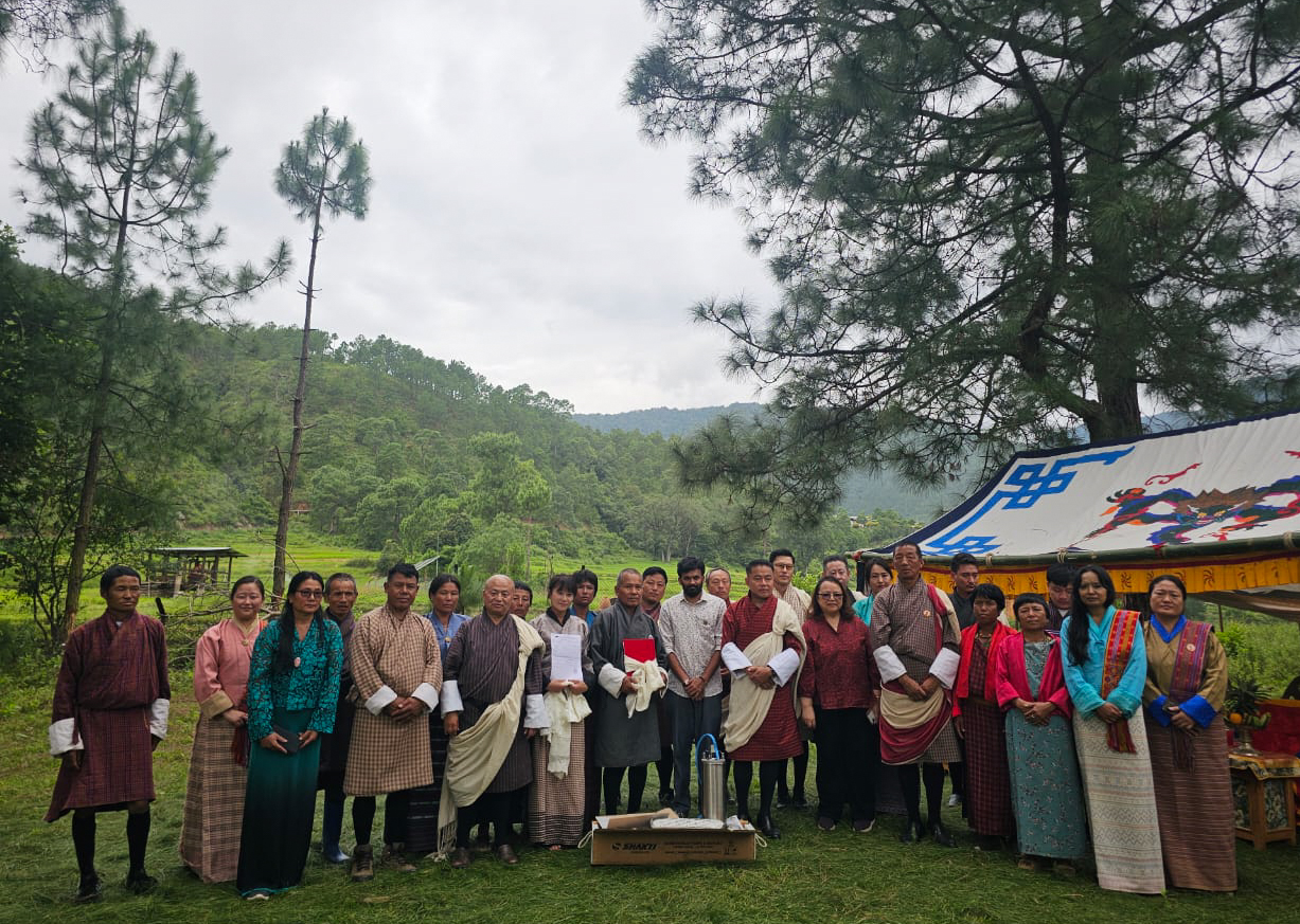 Inauguration of solar-powered lift irrigation systems in Punakha